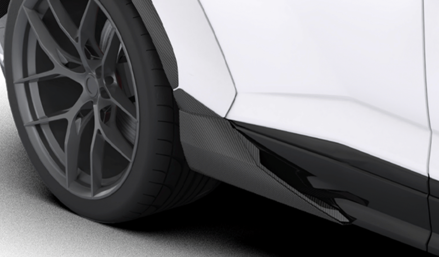 Lamborghini Urus Performante-Side Skirt Extensions - OEM Skirts *includes OEM Sideskirt Adapter - 1016.940.09